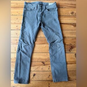 Diesel Thanaz Slim-Skinny Jeans Wash 0804M Slate Gray Ribbed 27x32